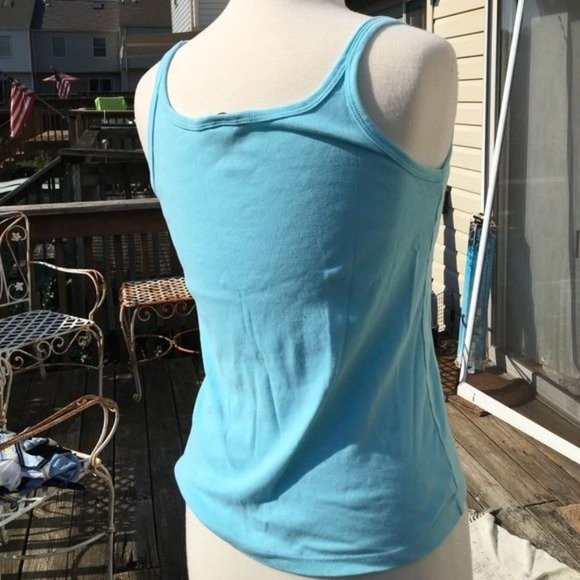 Victoria’s Secret Moda Intl Large baby blue tank top - Picture 3 of 4